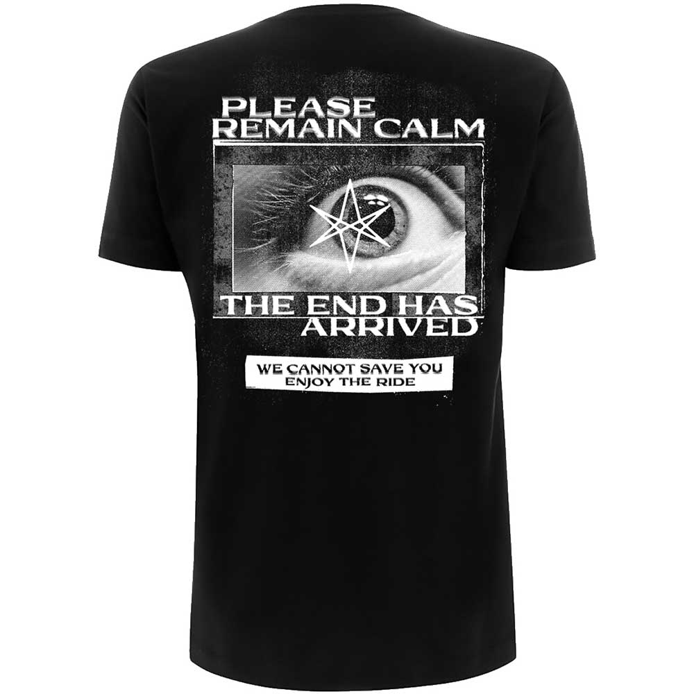 Bring Me The Horizon Unisex T-Shirt: Remain Calm (Back Print) T-Shirt