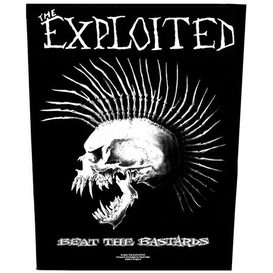 The Exploited Back Patch: Beat the Bastards Achterpatch