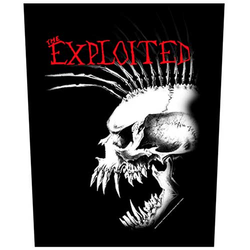 The Exploited Back Patch: Bastard Skull Achterpatch