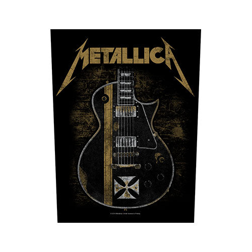 Metallica Back Patch: Hetfield Guitar Achterpatch