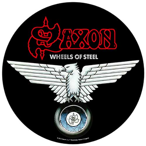 Saxon Back Patch: Wheels of Steel Achterpatch