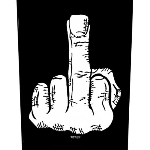 Generic Back Patch: Finger Achterpatch