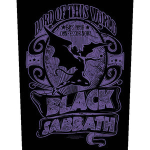 Black Sabbath Back Patch: Lord Of This World Achterpatch