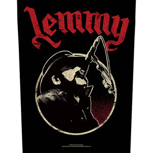 Lemmy Back Patch: Microphone Achterpatch