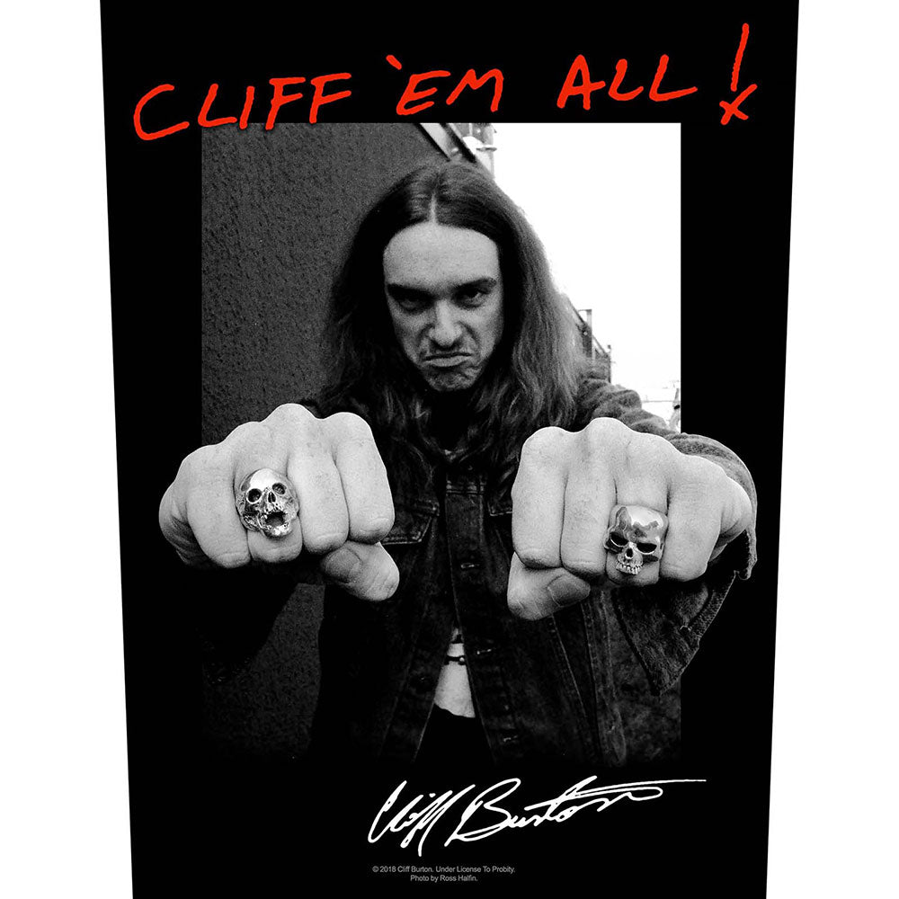 Metallica Back Patch: Cliff 'Em All! Achterpatch