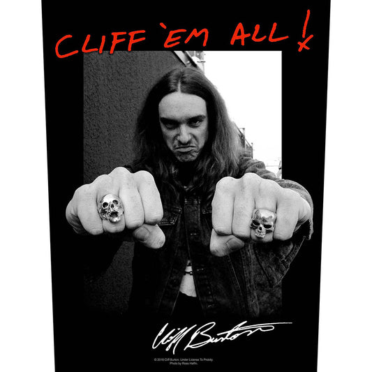 Metallica Back Patch: Cliff 'Em All! Achterpatch