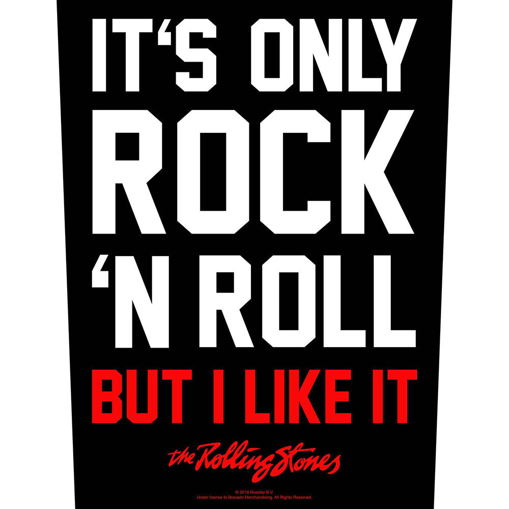 The Rolling Stones Back Patch: It's Only Rock N' Roll Achterpatch