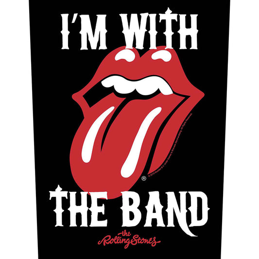 The Rolling Stones Back Patch: I'm with the Band Achterpatch