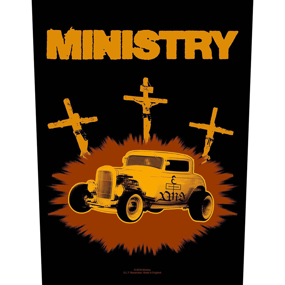 Ministry Back Patch: Jesus Built My Hot-Rod Achterpatch