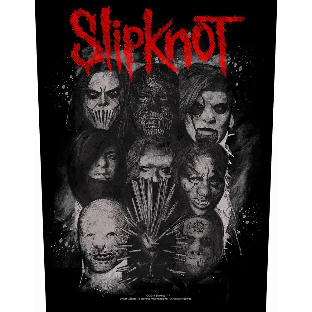 Slipknot Back Patch: We Are Not Your Kind Masks Achterpatch