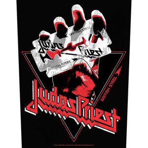Judas Priest Back Patch: British Steel Vintage Achterpatch