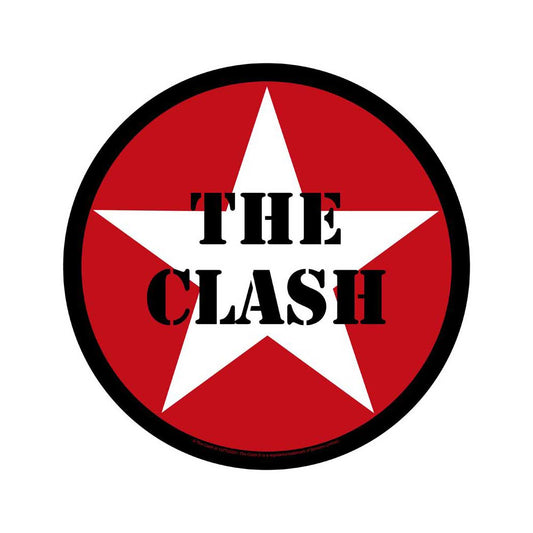 The Clash Back Patch: Star Logo Achterpatch