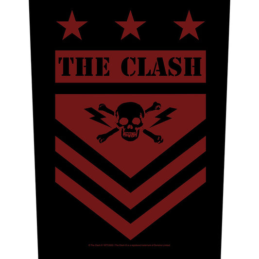 The Clash Back Patch: Military Shield Achterpatch