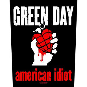 Green Day Back Patch: American Idiot Achterpatch