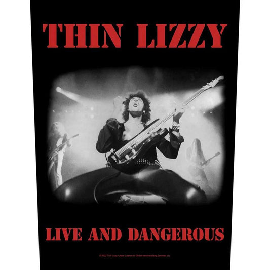 Thin Lizzy Back Patch: Live & Dangerous Achterpatch