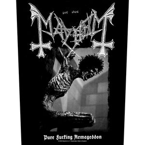 Mayhem Back Patch: Pure Fucking Armageddon Achterpatch