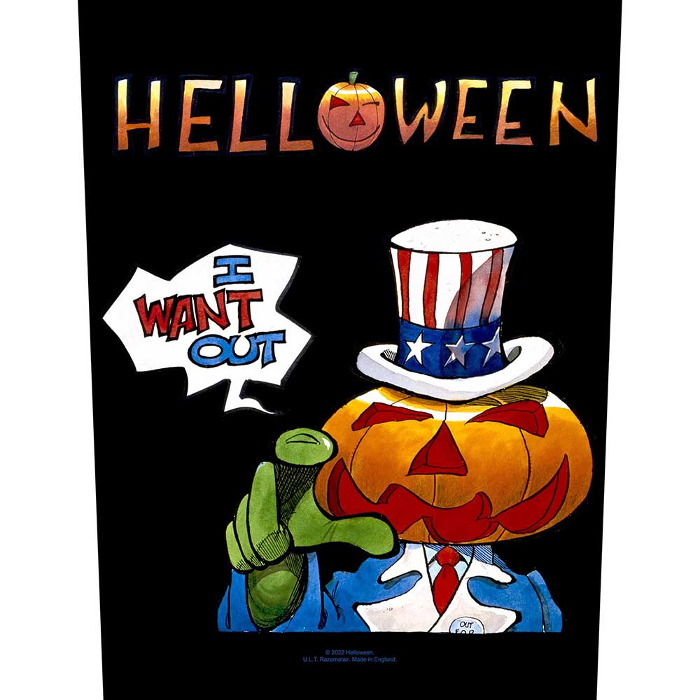 Helloween Back Patch: I Want Out Achterpatch