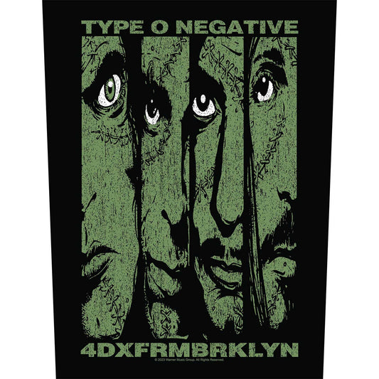 Een foto van een Back Patch van Type O Negative.