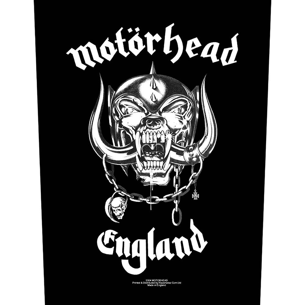 Motorhead Back Patch: England Achterpatch