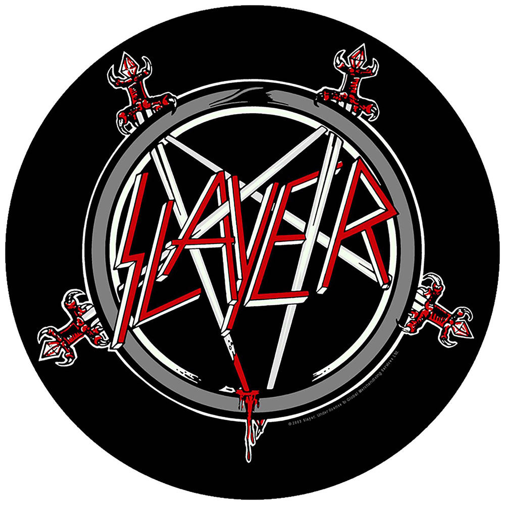 Slayer Back Patch: Pentagram Achterpatch