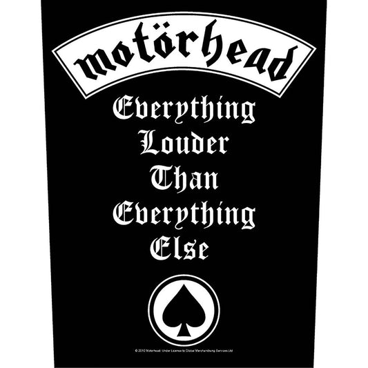 Motorhead Back Patch: Everything Louder Achterpatch