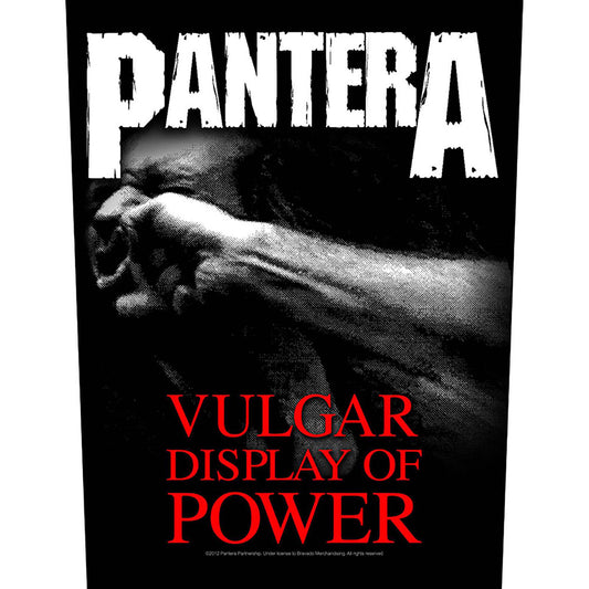 Pantera Back Patch: Vulgar Display Of Power Achterpatch