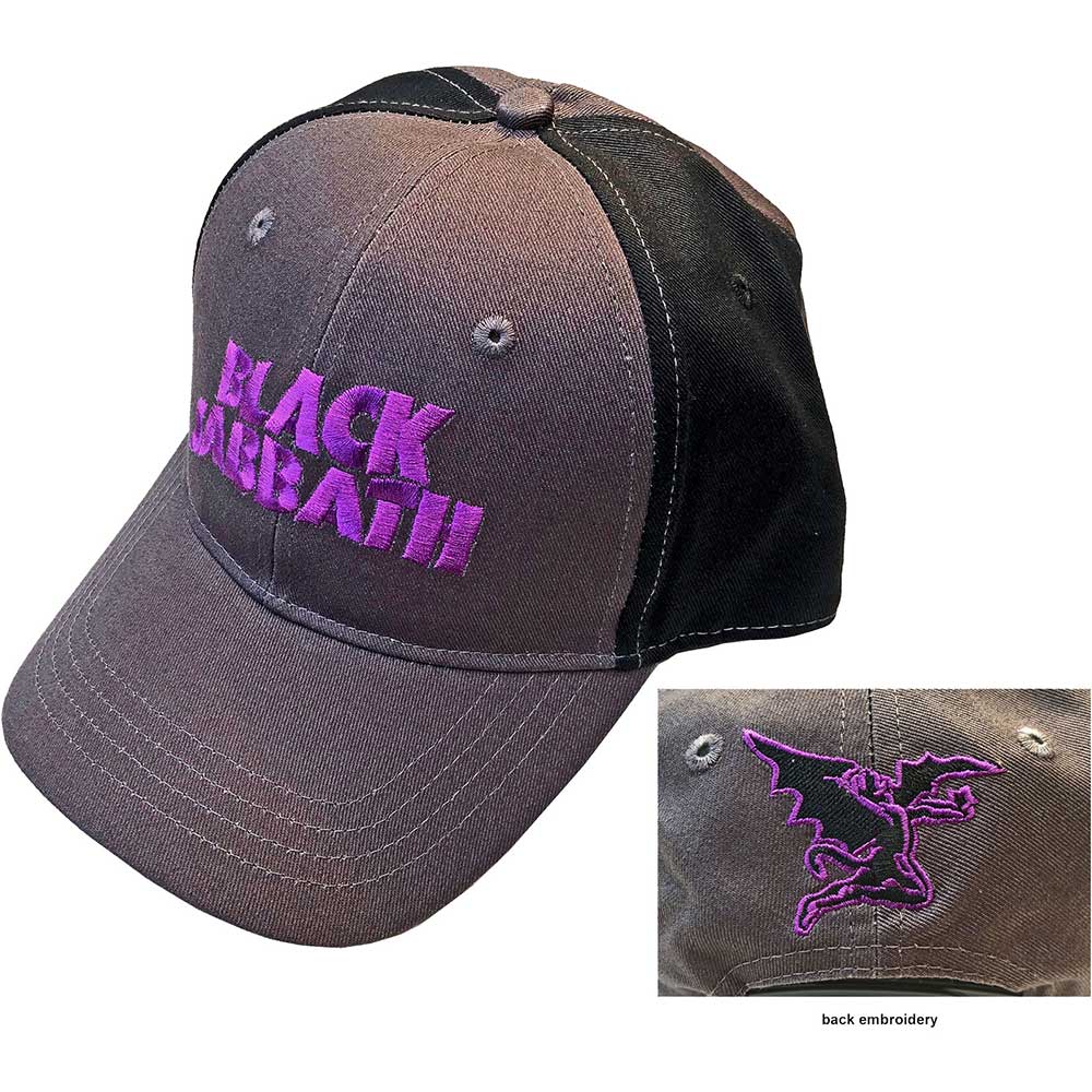 Black Sabbath Unisex Baseball Cap: Wavy Logo (2-Tone) Baseballpet