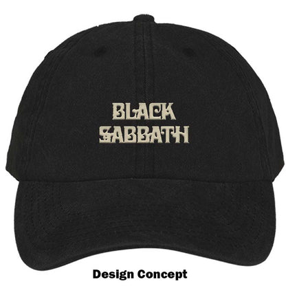 Black Sabbath Unisex Baseball Cap: Text Logo Baseballpet