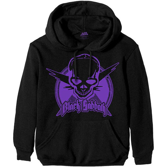 Black Sabbath Unisex Pullover Hoodie: Aviation Skull Trui met capuchon