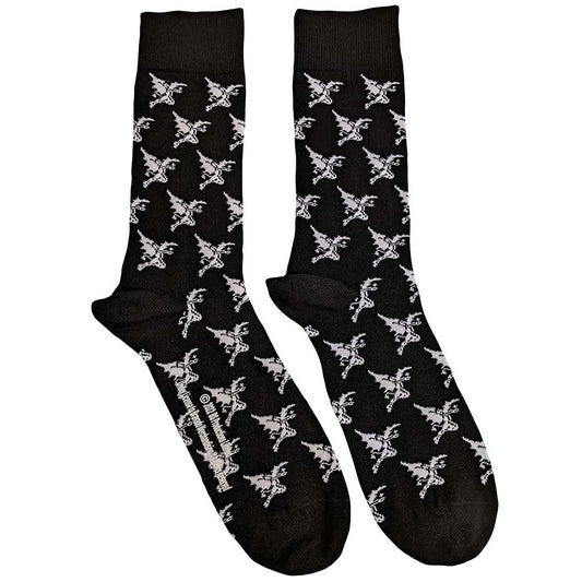 Black Sabbath Unisex Ankle Socks: Demon Pattern (UK Size 7 - 11) Enkelsokken