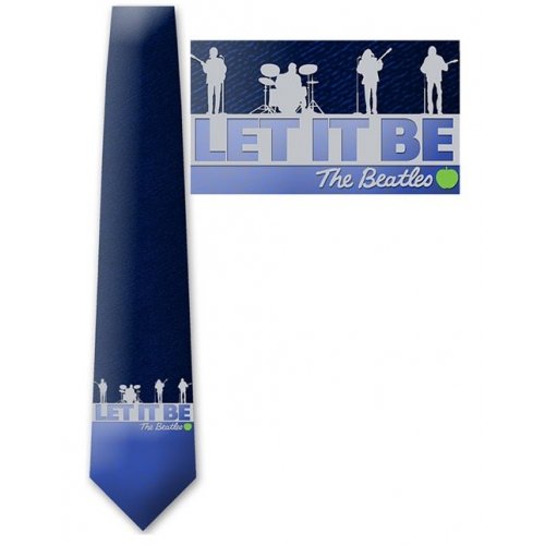 The Beatles Unisex Silk Neck Tie: Let It Be Band Zijden stropdas