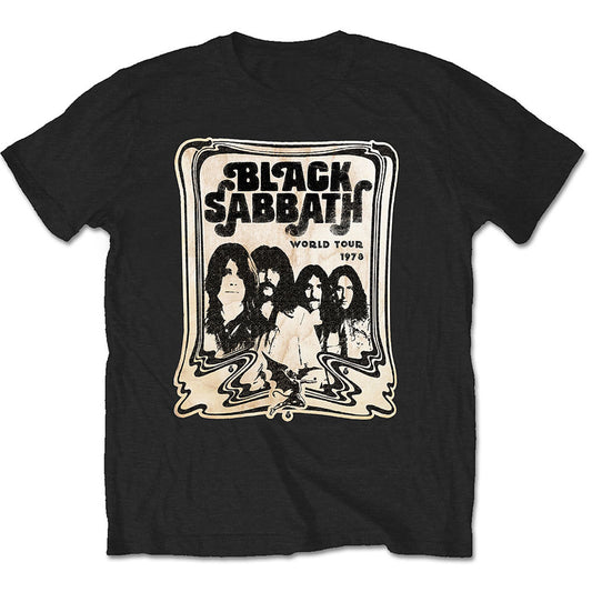 Black Sabbath Unisex T-Shirt: World Tour 1978 T-Shirt