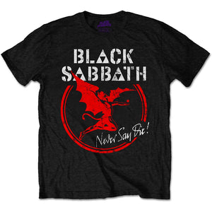 Black Sabbath Unisex T-Shirt: Archangel Never Say Die T-Shirt