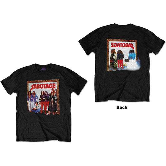Black Sabbath Unisex T-Shirt: Sabotage (Back Print) T-Shirt