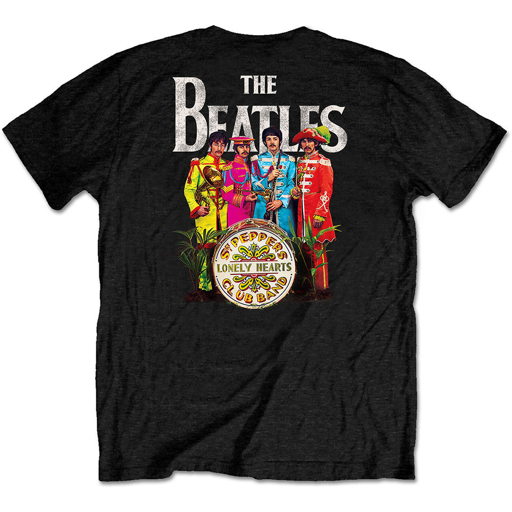 The Beatles Unisex T-Shirt: Sgt Pepper (Back Print/Retail Pack) T-Shirt