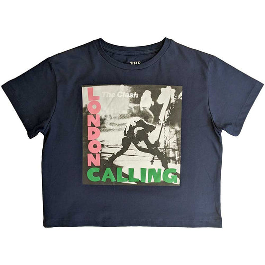 The Clash Ladies Crop Top: London Calling Crop Top