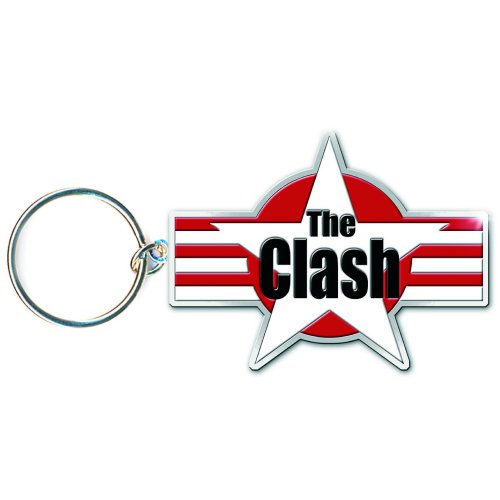 The Clash Keychain: Stars & Stripes (Enamel In-fill) Sleutelhanger