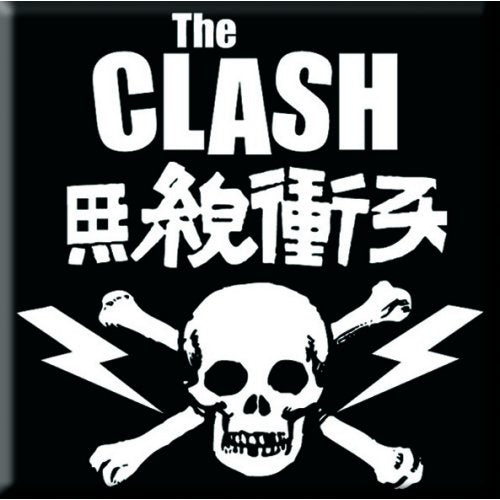 The Clash Fridge Magnet: Skull & Crossbones Koelkastmagneet