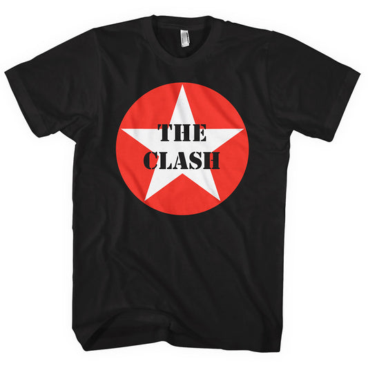 Een foto van een T-Shirt van The Clash.