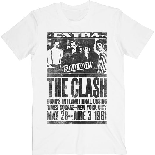The Clash Unisex T-Shirt: Bond's 1981 T-Shirt