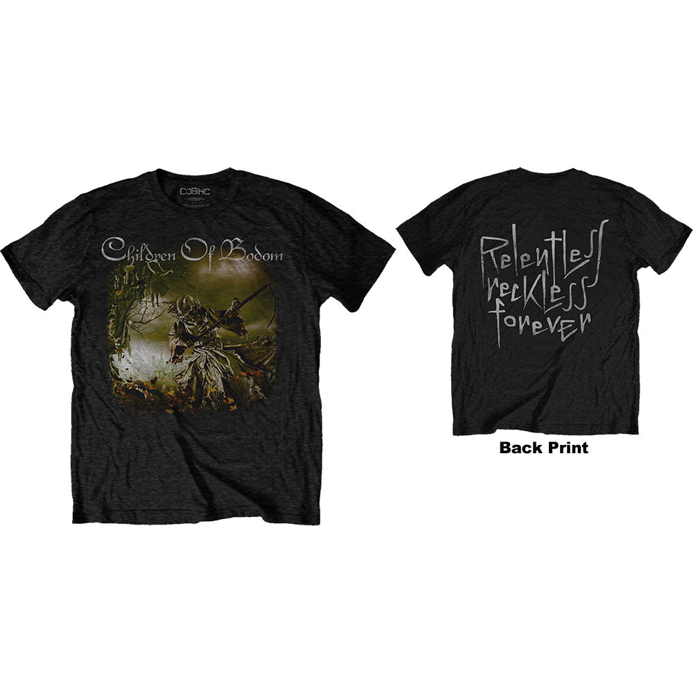 Children Of Bodom Unisex T-Shirt: Relentless (Back Print) T-Shirt