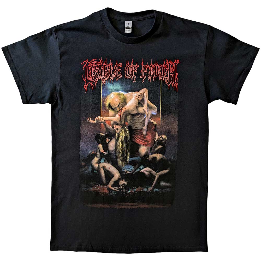 Cradle Of Filth Unisex T-Shirt: Existance Is Futile Saturn (Back Print) T-Shirt