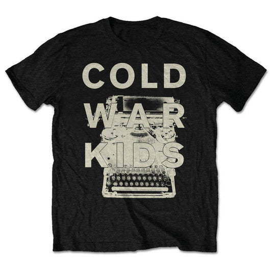 Cold War Kids Unisex T-Shirt: Typewriter (Retail Pack) T-Shirt