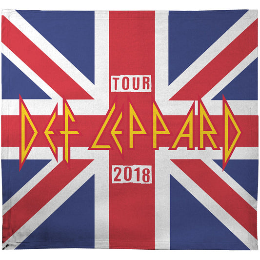 Def Leppard Blanket: 2018 Tour Union Jack (Ex-Tour) Blanket