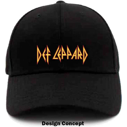 Def Leppard Unisex Baseball Cap: Text Logo Baseballpet