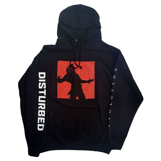 Disturbed Unisex Pullover Hoodie: Evolution (Ex-Tour) Trui met capuchon