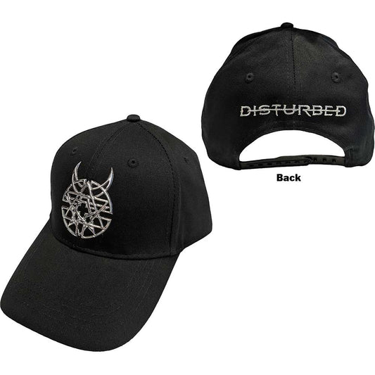 Disturbed Unisex Baseball Cap: Icon & Logo Baseballpet