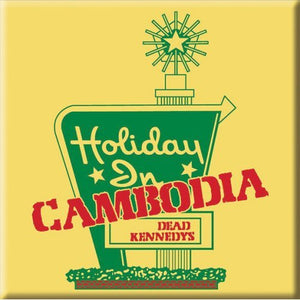 Dead Kennedys Fridge Magnet: Holiday in Cambodia Koelkastmagneet