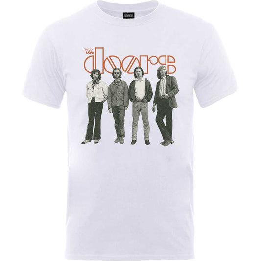 The Doors Unisex T-Shirt: Band Standing T-Shirt