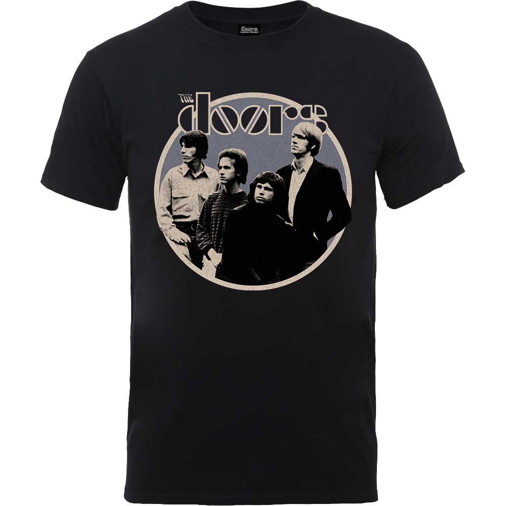 The Doors Unisex T-Shirt: Retro Circle T-Shirt